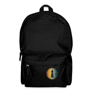 Schach Bauer Läufer Springer Geschenk Idee Nerds - Rucksack - Schwarz - Vorne