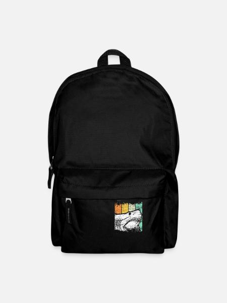 weißer Hai Fisch Geschenk Surfer Meerestier Tier - Rucksack - Schwarz