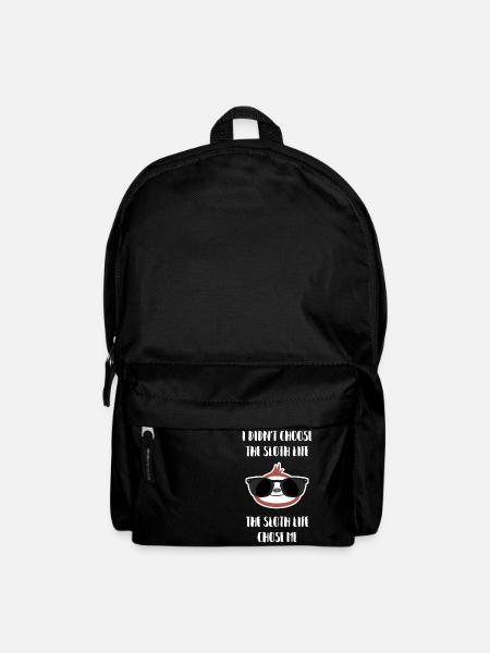 The Sloth Life Chose Me - cooles Fautier Geschenk - Rucksack - Schwarz