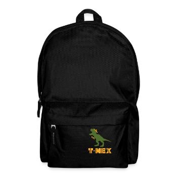 Dinosaurier - Rucksack - Schwarz - Vorne