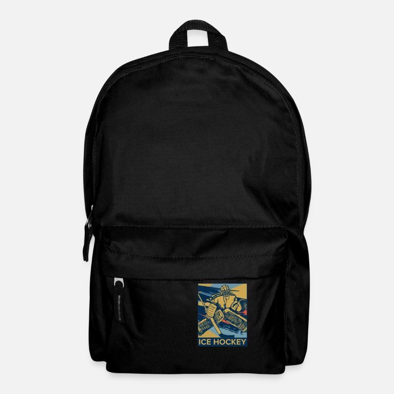 Eishockey - Rucksack - Schwarz