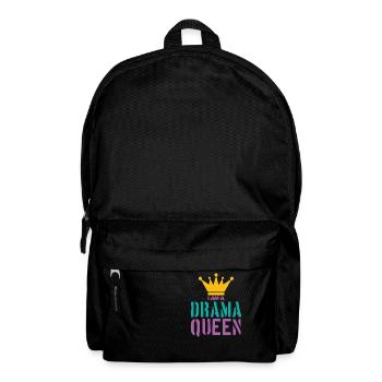 Drama Queen Spruch - Rucksack - Schwarz - Vorne