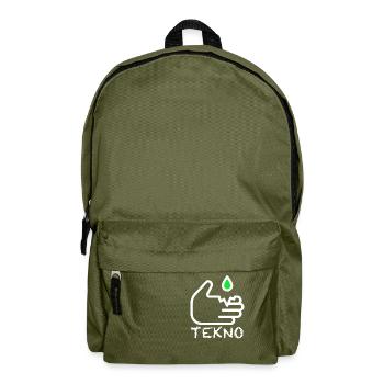 Tekno Acid Soundsystem Tribal 23 Free Party Tekno - Rucksack - Olivgrün - Vorne