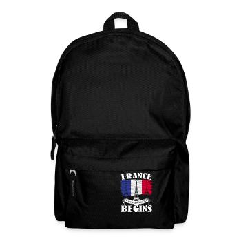 France French French France gift - Backpack - black - Front