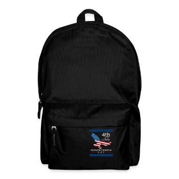 4 July 1776 Unabhängigkeitstag der USA. - Rucksack - Schwarz - Vorne