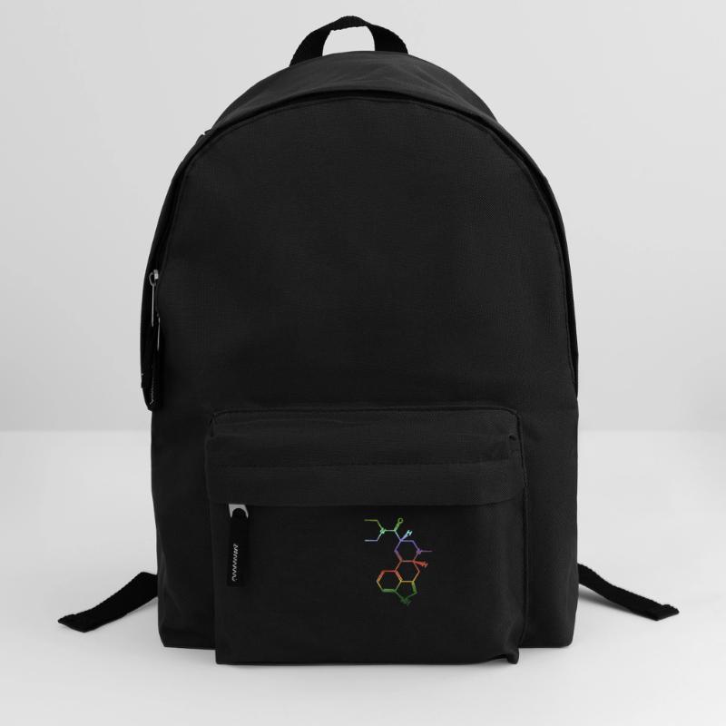 Molécule de formule structurelle LSD A. Hofmann Bicycle Day Sac à dos