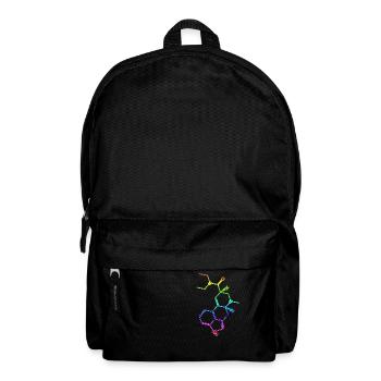 LSD Strukturformel Molekül A. Hofmann Bicycle Day - Rucksack - Schwarz - Vorne