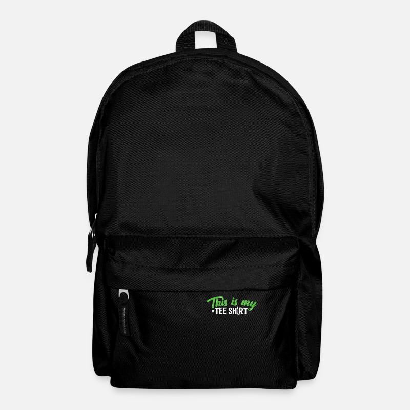 Lustige Golf Shirts - Backpack - black