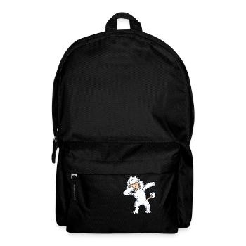 Dabbing White Poodle Dog Dab Women Girls - Sac à dos - noir - Devant