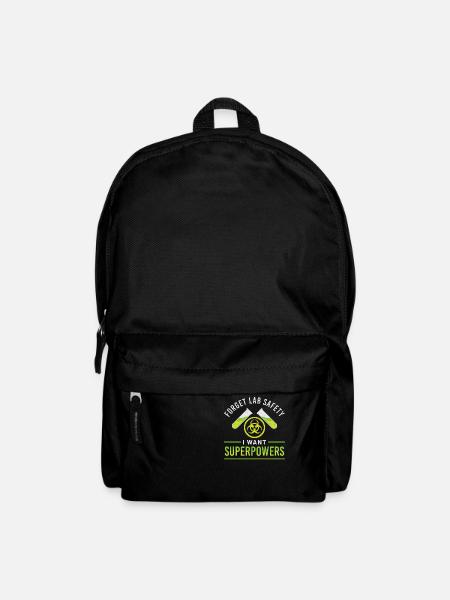 Forget Lab Safety I want Superpower's Cemie Design - Backpack - black