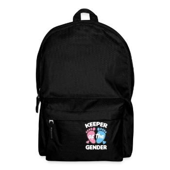 KEEPER OF THE GENDER Girl or Boy Birth - Backpack - black - Front