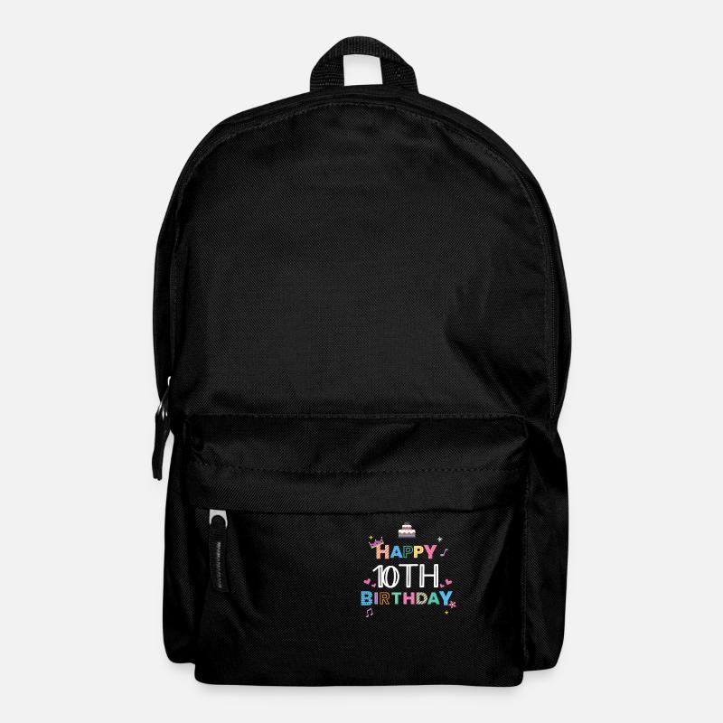 Happy Birthday 10. Geburtstag - Rucksack - Schwarz