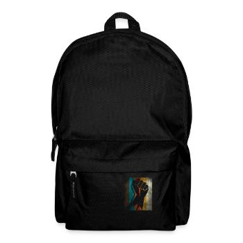 Revolution raised fist colorful - Backpack - black - Front