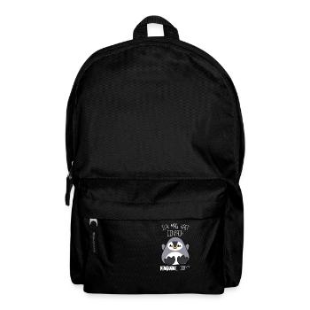 Pinguin Ich mag halt Pinguine Lustig - Rucksack - Schwarz - Vorne