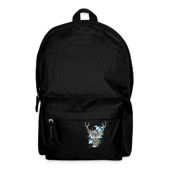 - Bayrisches Original Hirsch Bayern - Rucksack - Schwarz - Vorne