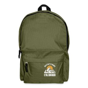 Colorado State Mount Evans Sonnenaufgang Berg - Rucksack - Olivgrün - Vorne