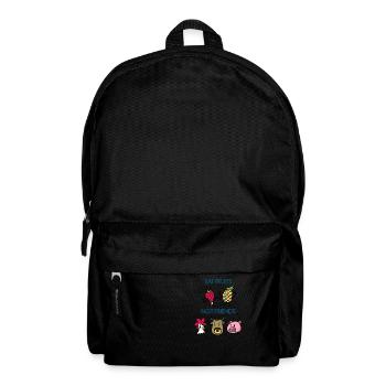 Eat Fruits Not Friends Eat Fruit Not Friend - Backpack - black - Front