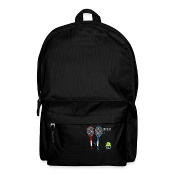 Tennis Tennisspieler Tennisverein Geschenkidee - Rucksack - Schwarz - Vorne