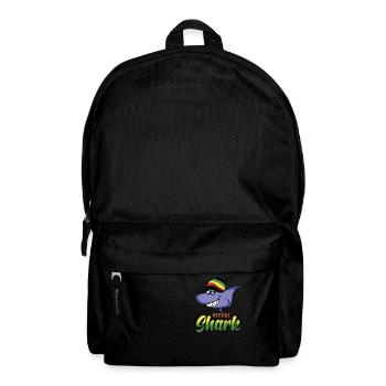 Reggae Shark Rastafari Musique Cadeau Jamaïque - Sac à dos - noir - Devant