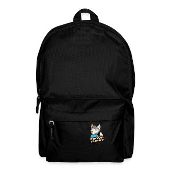 Proud Furry Funny Furry Fandom Fursuit Furries - Rucksack - Schwarz - Vorne