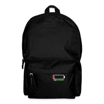 Need techno - Rucksack - Schwarz - Vorne
