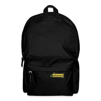 Kranplätze müssen verdichtet sein - Rucksack - Schwarz - Vorne