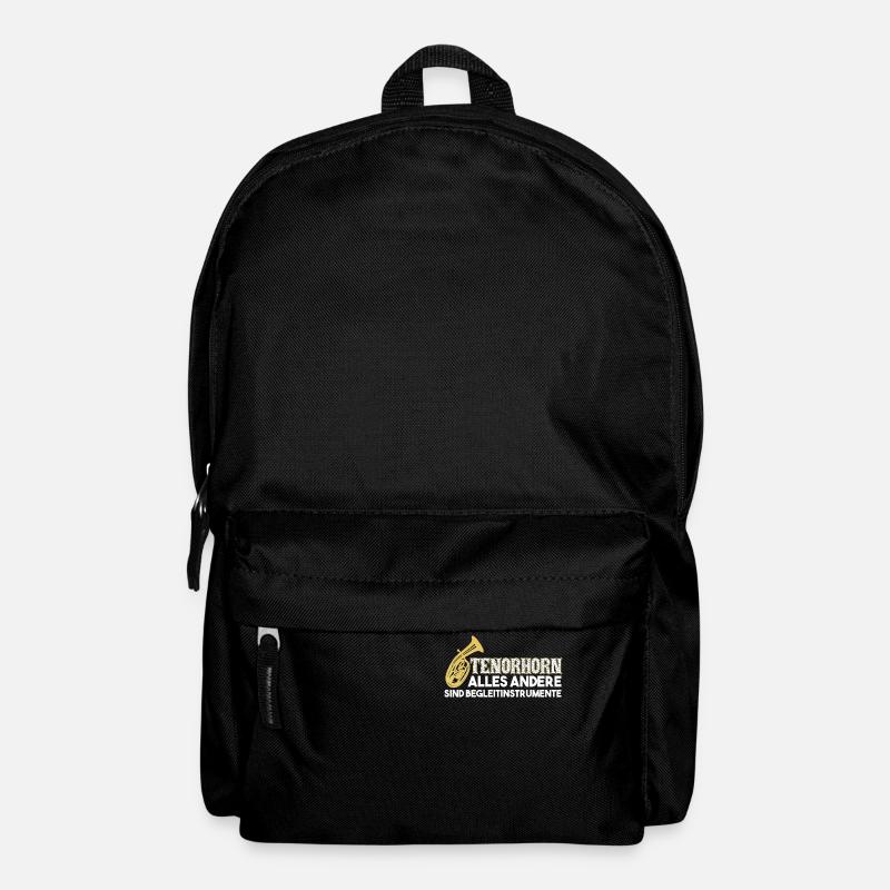 Tenorhorn - Motiv - Rucksack - Schwarz