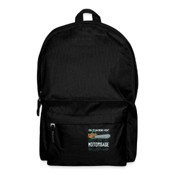 Lustiger Schnarcher - Rucksack - Schwarz - Vorne
