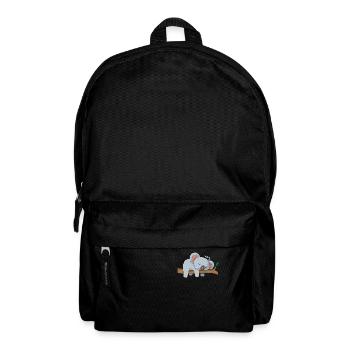 Koala dormir paresseux mignon cadeau d'anniversaire - Sac à dos - noir - Devant