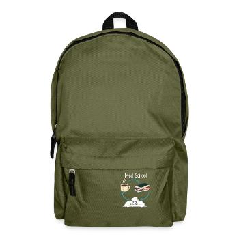 Medicine student medical student studying gift - Backpack - olive green - Front