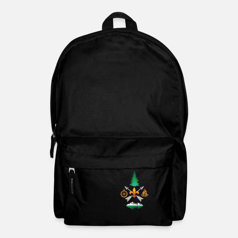 Boy Scout Campfire Compass Nature - Sac à dos - noir