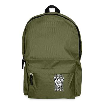 Design Haka New Zealand pour les fans de rugby néo-zélandais - Sac à dos - vert olive - Devant