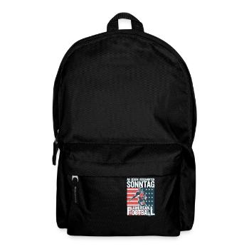 An jedem verdammten Sonntag American Football - Rucksack - Schwarz - Vorne