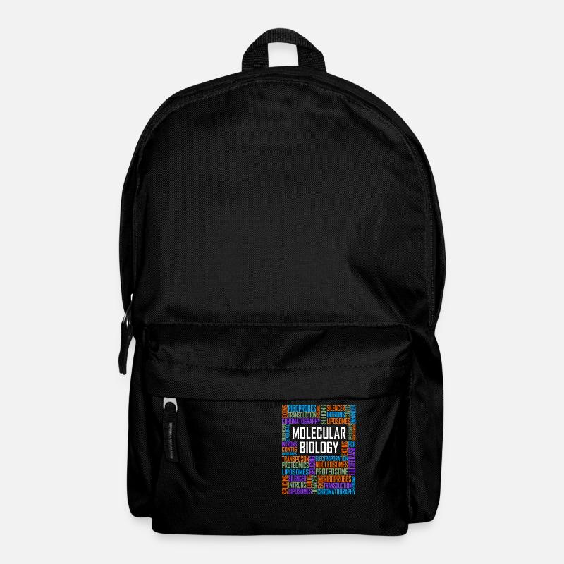 Molekularbiologische Wörter - Rucksack - Schwarz