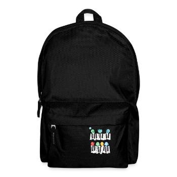 Piano bird - Backpack - black - Front