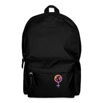 Girl Power Statement International Feminism - Backpack - black - Front