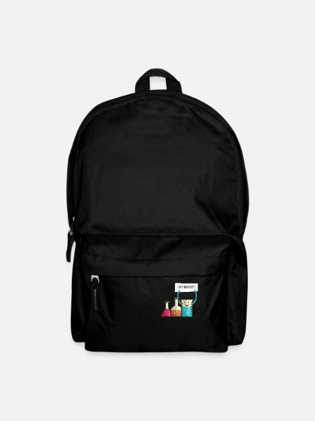 Chemie Chemiekalien Chemielehrer lustig Geschenk - Rucksack - Schwarz