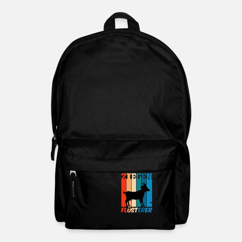 Ziege - Rucksack - Schwarz