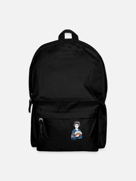 Femme geisha japonaise en provenance du Japon - Sac à dos - noir