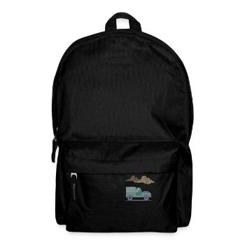 Outdoor vehicle clouds - Backpack - black - Front