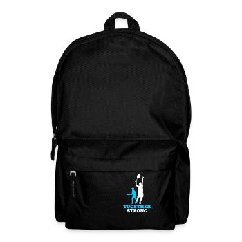 Équipe de tennis père fils sport - Sac à dos - noir - Devant