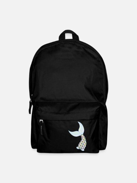 Meerjungfrau - Rucksack - Schwarz