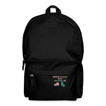 Roller Skating Skate Sport Roller Skates Gift - Backpack - black - Front