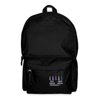 Lustige Krankenschwester - Rucksack - Schwarz - Vorne