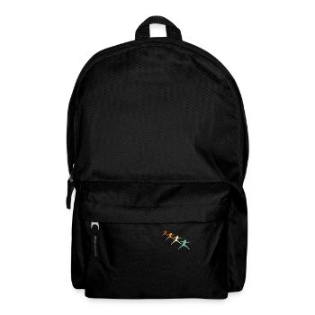 Retro Fechten Vintage Fechter Geschenk Florett - Rucksack - Schwarz - Vorne