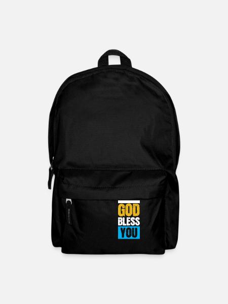 Que Dieu te bénisse - Sac à dos - noir