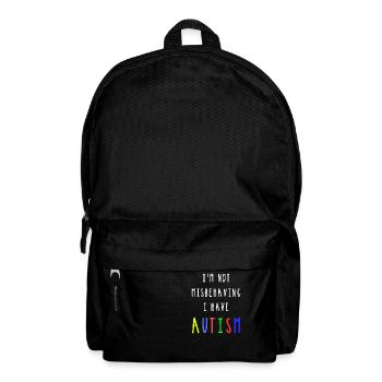 Sensibilisation à l'autisme J'ai un cadeau pour les enfants autistes - Sac à dos - noir - Devant