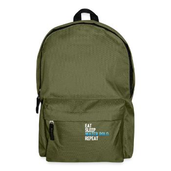Water polo water polo water polo player gift - Backpack - olive green - Front
