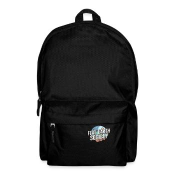 Flat Earth Society - Rucksack - Schwarz - Vorne