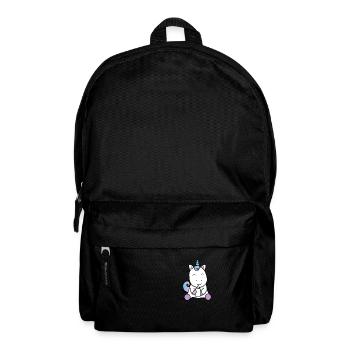 Baby Einhorn - Rucksack - Schwarz - Vorne